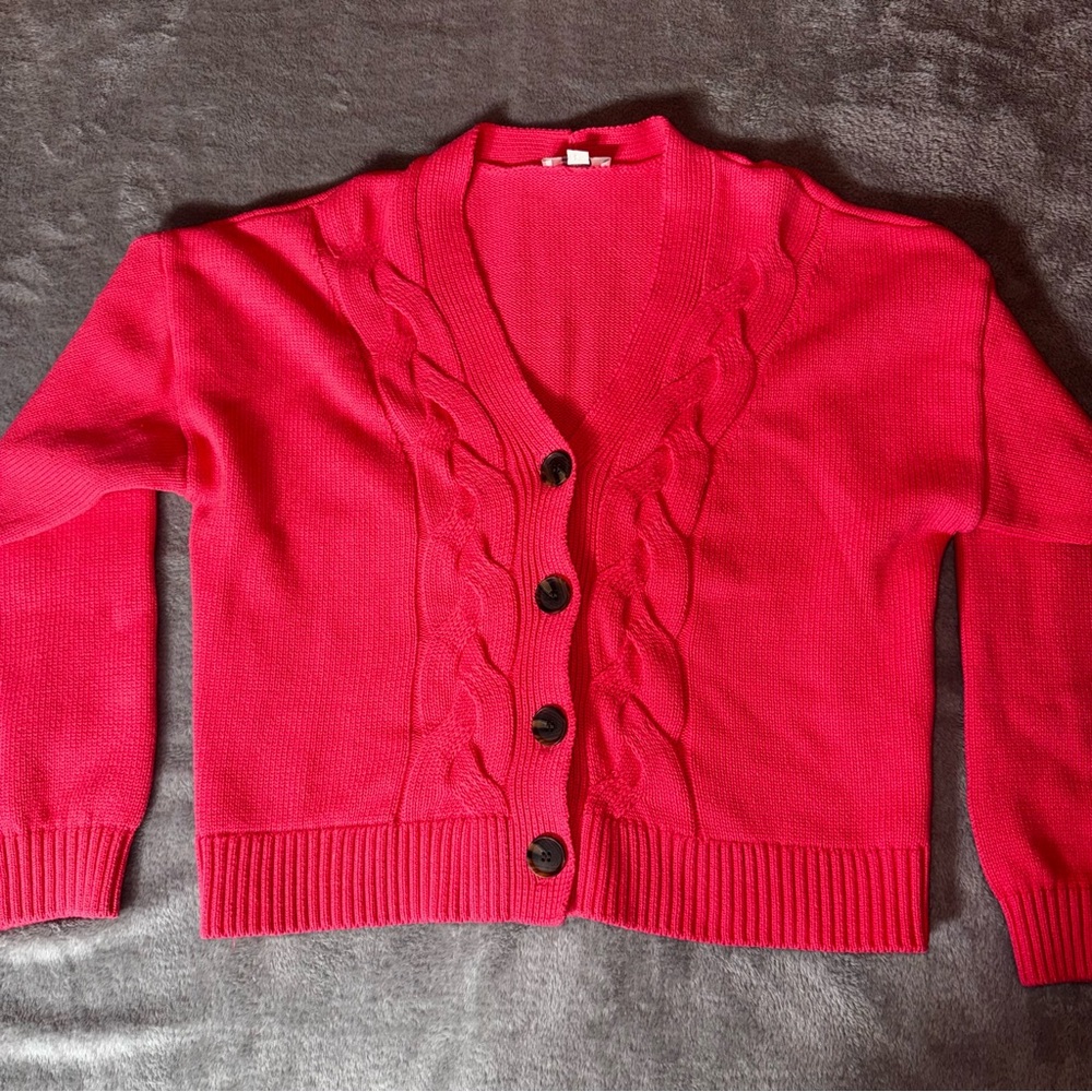 LOFT Bright pink Women's Cardigan